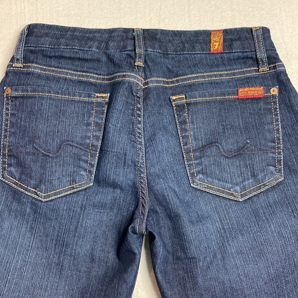 7 for all mankind Lexie Kimmie Bootcut blue Jeans size 26 - Picture 5 of 9